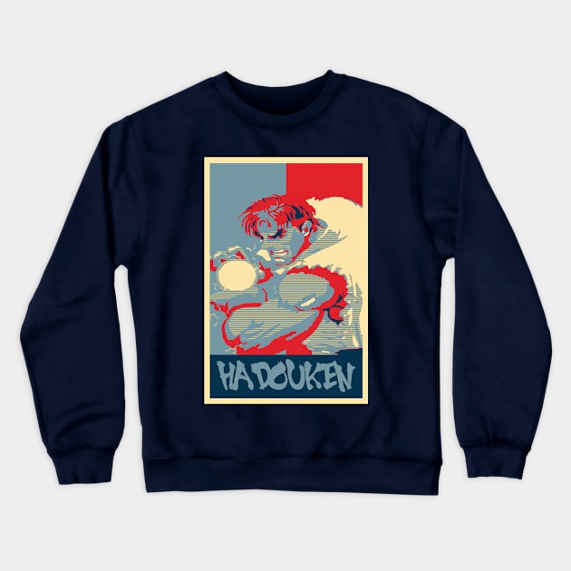 Presidential Ryu Crewneck Sweatshirt by IndiesignTees